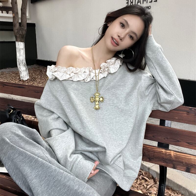 d.i.a つけ襟付き　オフショルダートップス tops】オフショルダートップス M29486 – NANASTYLE