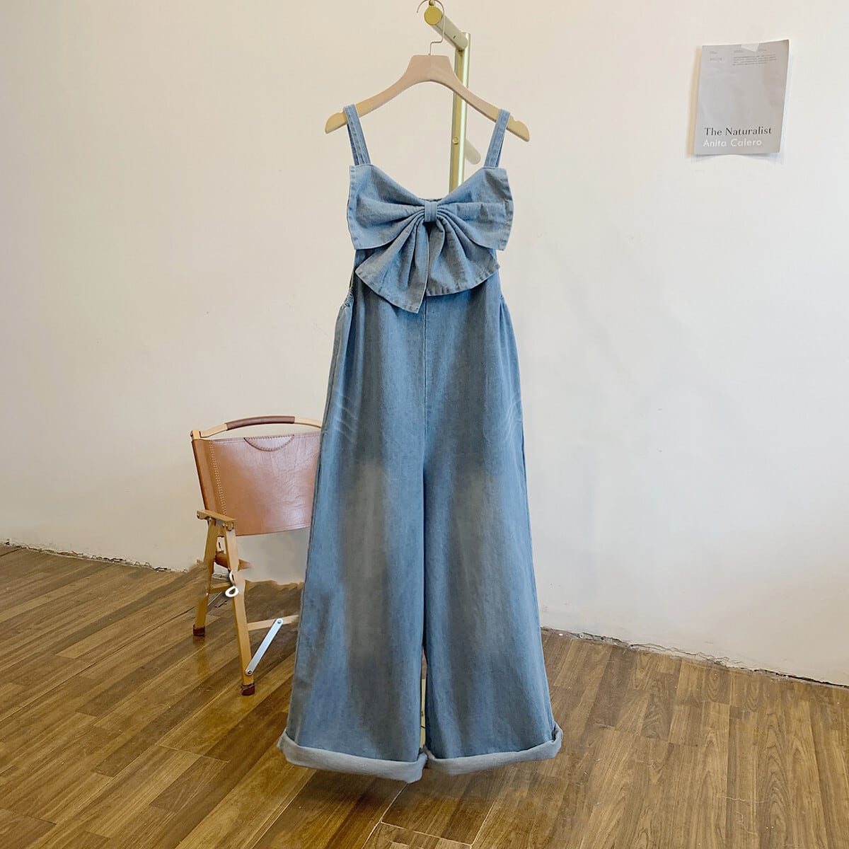 ハンドメイド　ネオブライスサイズ　サロペット&ヘッドリボンセット♡ bottoms】リボン付きデニムサロペット N2979 – NANASTYLE