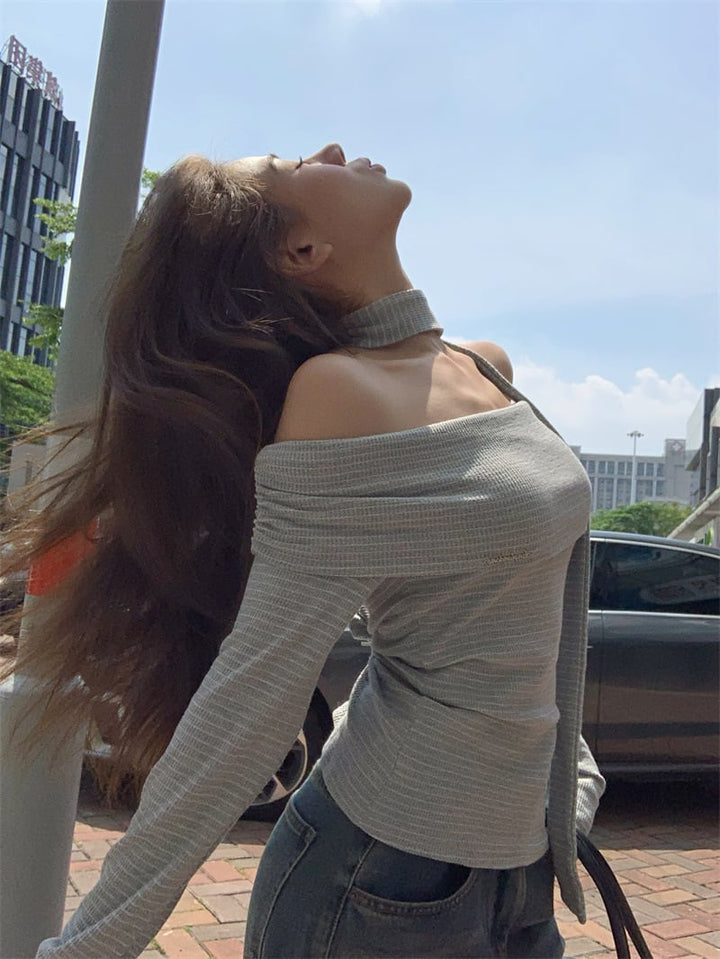 【tops】オフショルダートップス　M27995