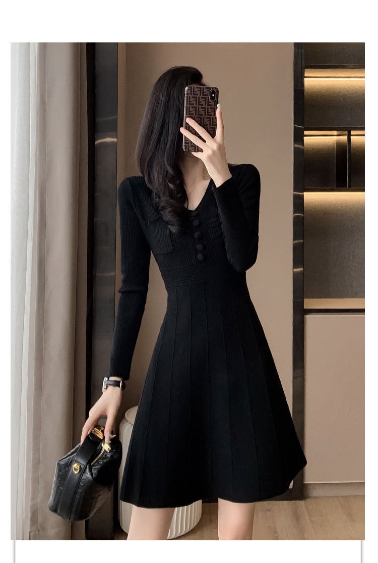 【dress】ニットワンピース　M21353