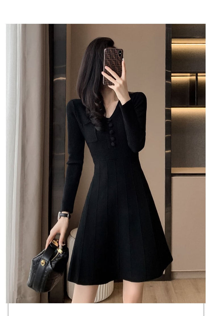 【dress】ニットワンピース　M21353