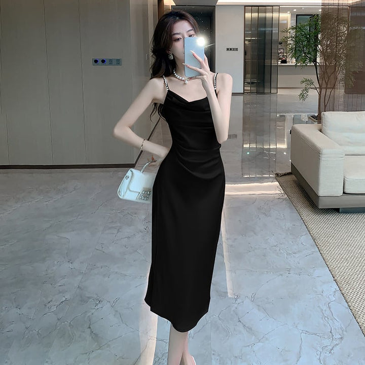 【dress】パールショルダーキャミワンピース　M31685