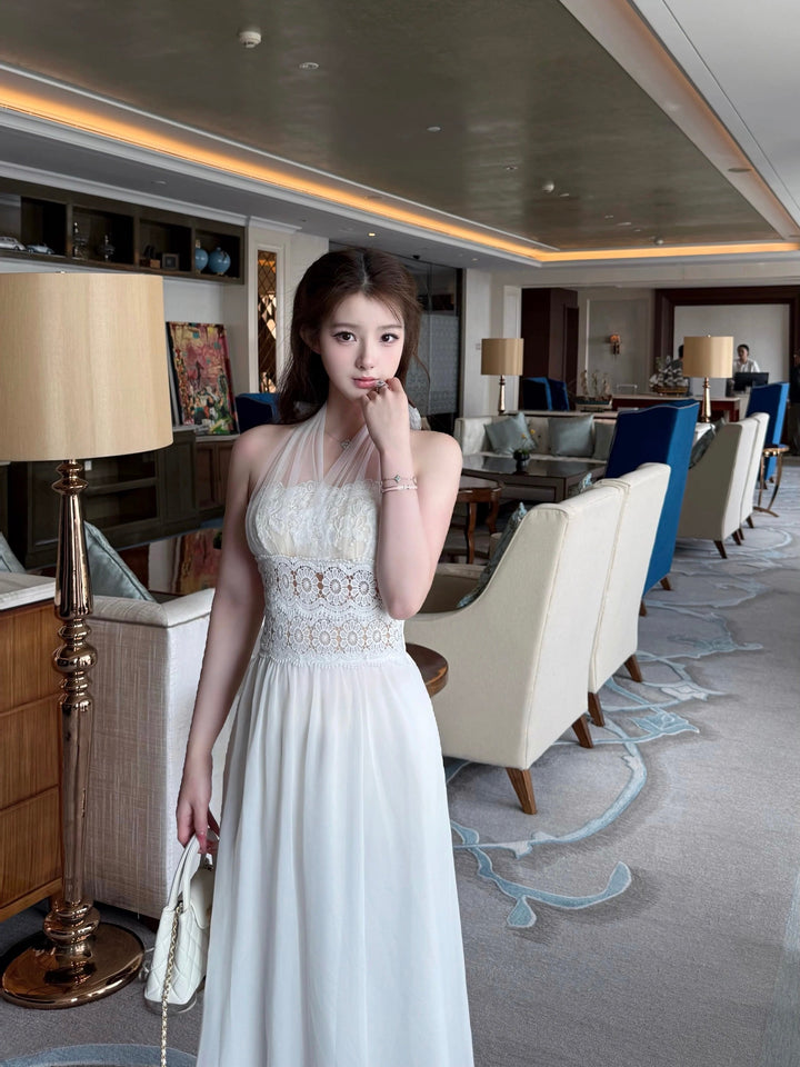 【dress】3WAYレースドッキングロングワンピース N3588