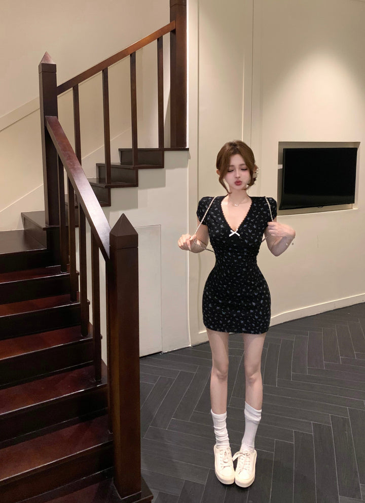 【dress】花柄ワンピース　M24082