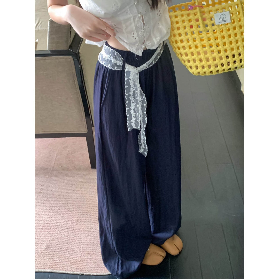 【bottoms】カジュアルワイドパンツ　M29850