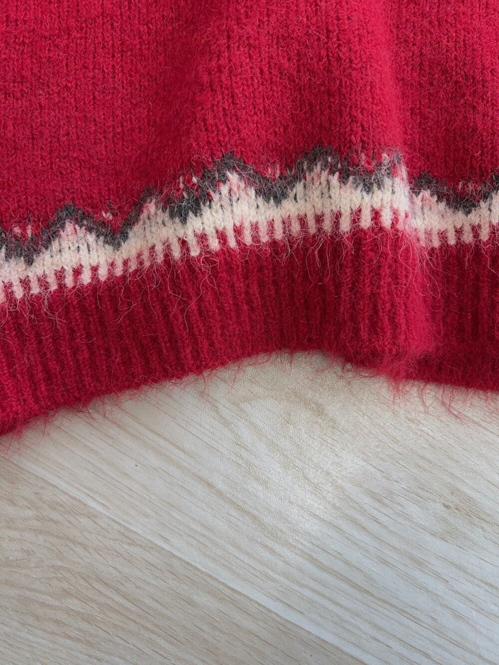 【tops】クルーネックニットセーター　M27109