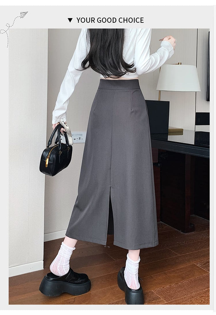 【bottoms】ロング丈スカート　M29357