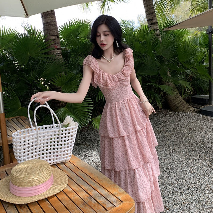 【dress】フリルワンピース　M21769