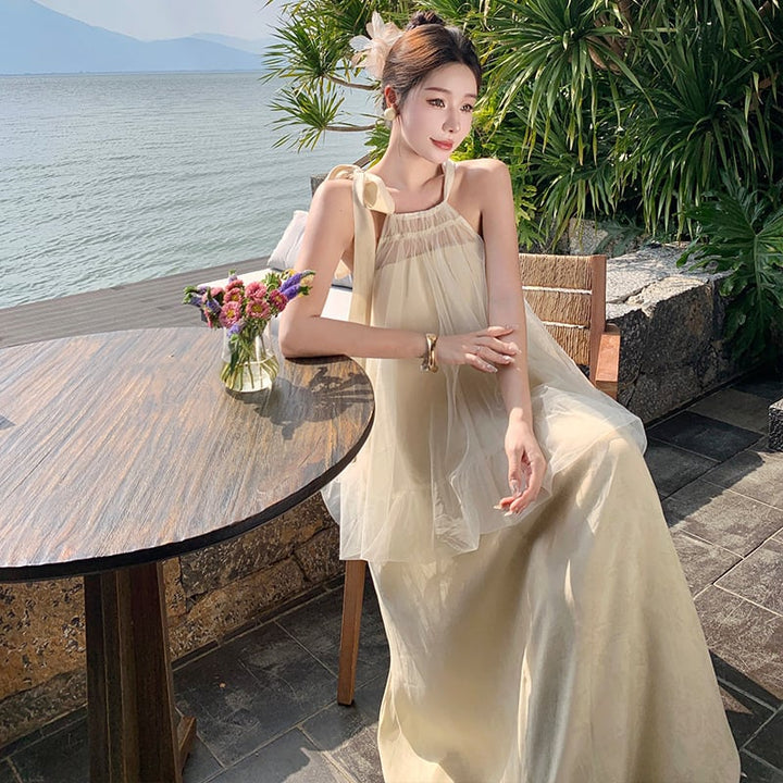 【dress】ホルターネックワンピース　M24764