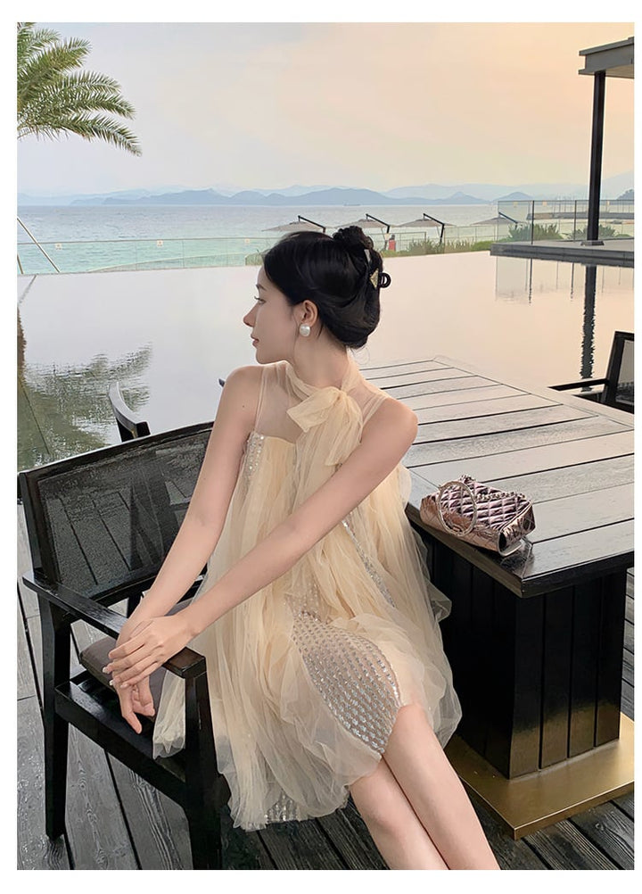 【dress】ノースリーブワンピース　M25288