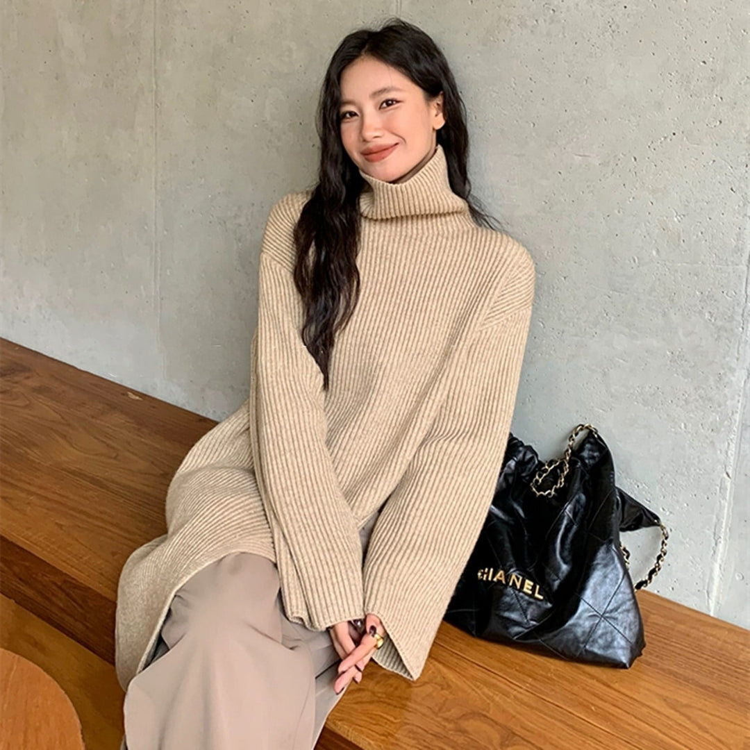 【dress】ハイネックニットワンピース 　N2270