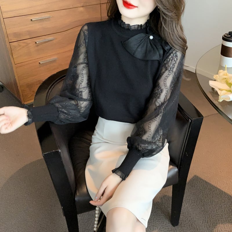 【tops】ドッキングブラウス　M29368