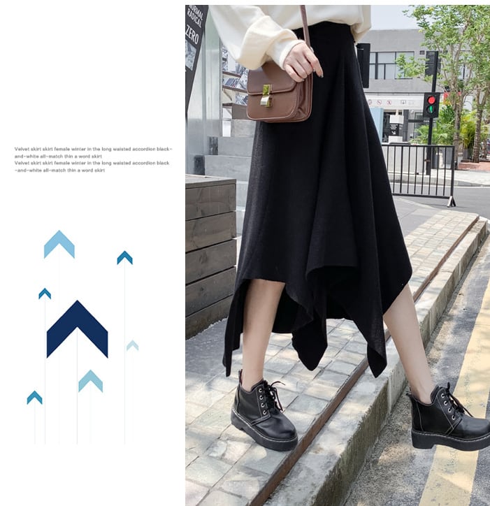 【bottoms】ニットスカート　M25705