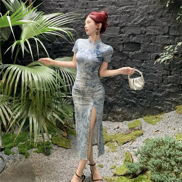 【dress】スリットワンピース　M29552
