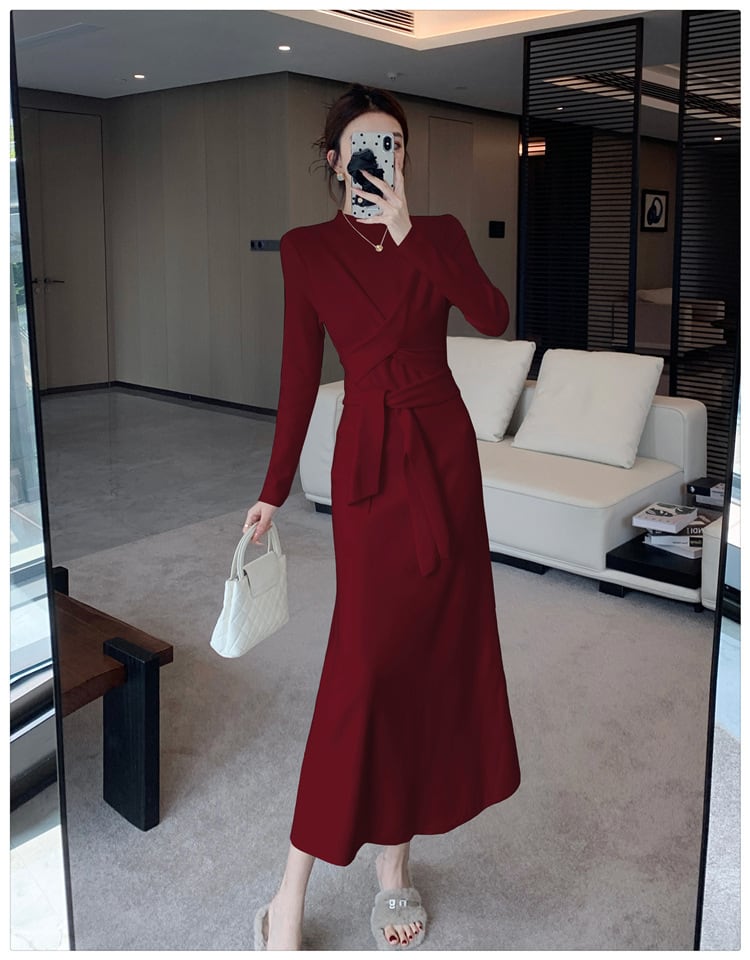 【dress】ニットワンピース　M27028