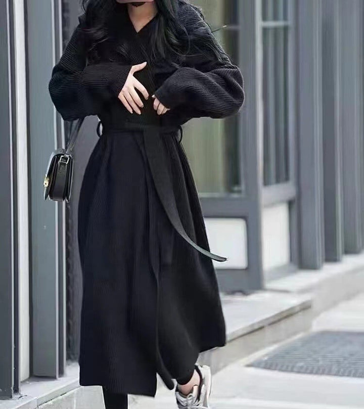 【outer】ロング丈ニットカーデ　M26717