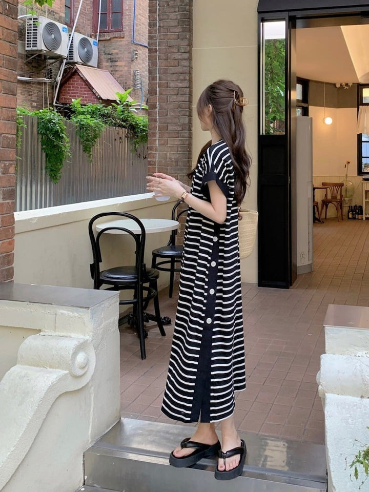 【dress】ボーダー柄ワンピース　M25123