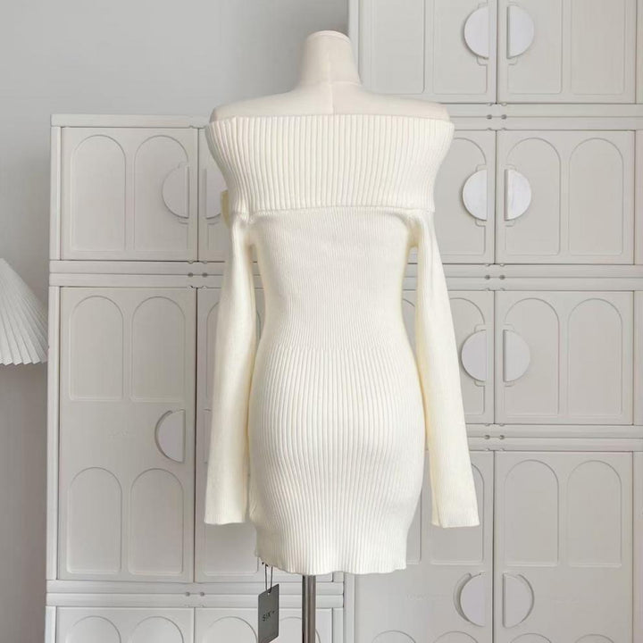【tops】ボートネックニットセーター　M27869