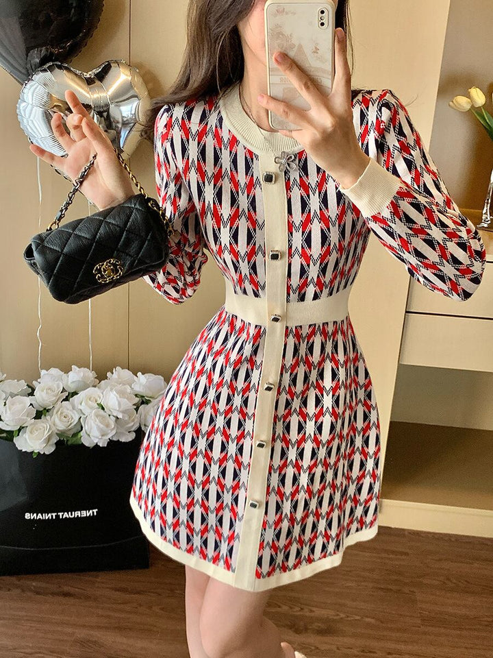 【dress】ニットワンピース　M28359