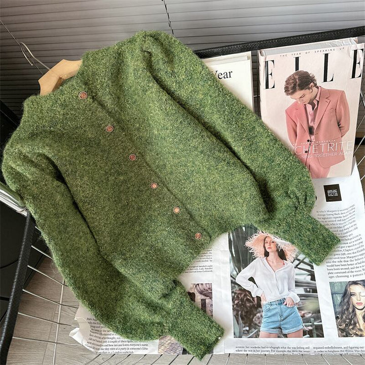 【tops】クルーネックニットセーター　M18955