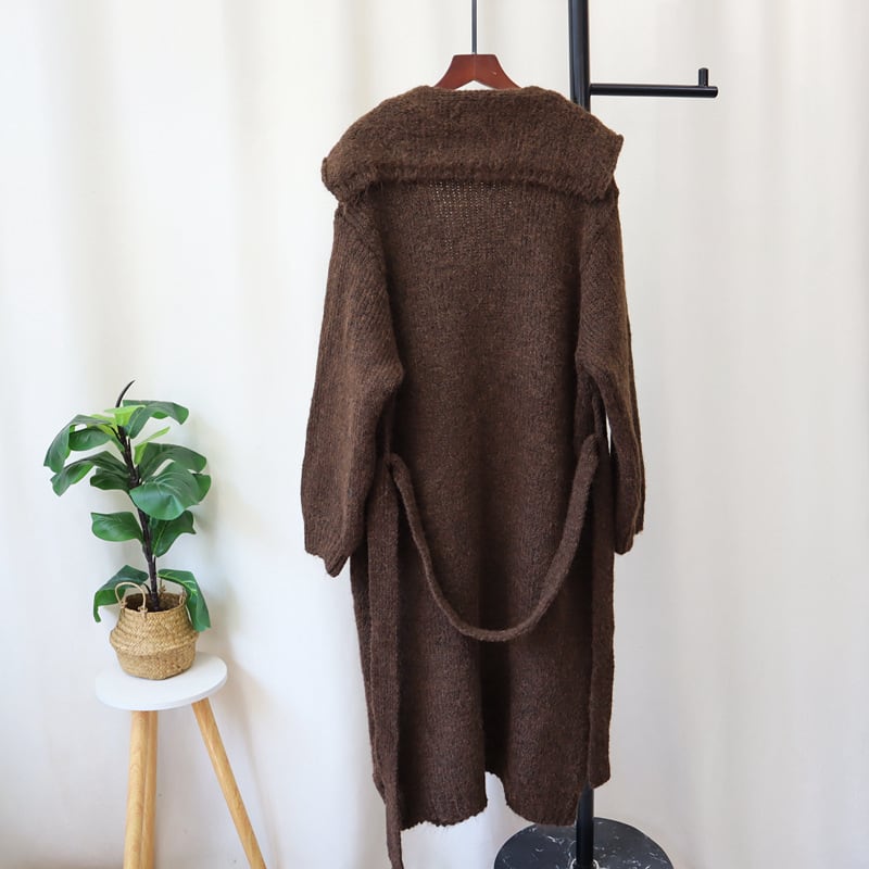【outer】ロング丈ニットカーデ　M26843