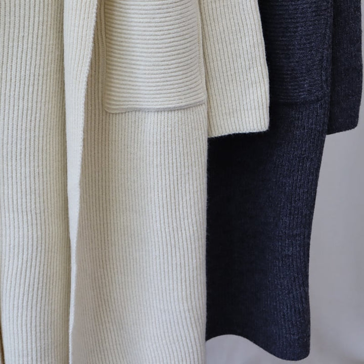 【outer】ロング丈ニットカーデ　M26619