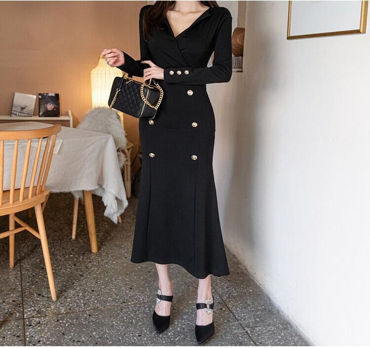 【dress】マーメイドワンピース　M18983