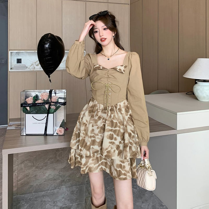 【dress】美感いっぱい✿ ✿ファッションデートワンピース　M17227