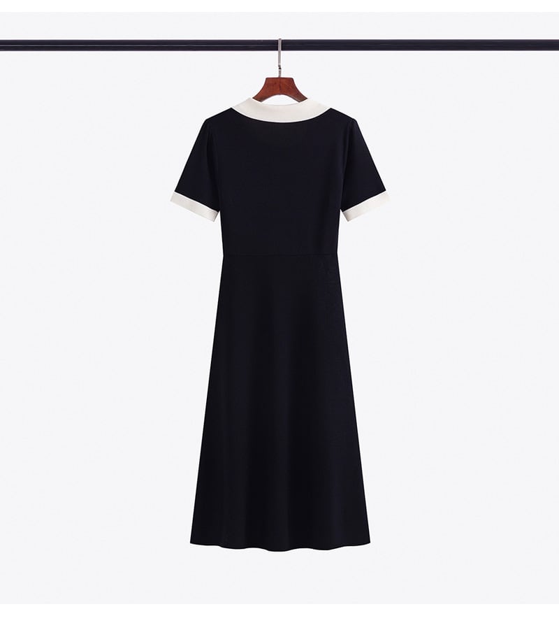 【dress】薄手ニットワンピース　M29745