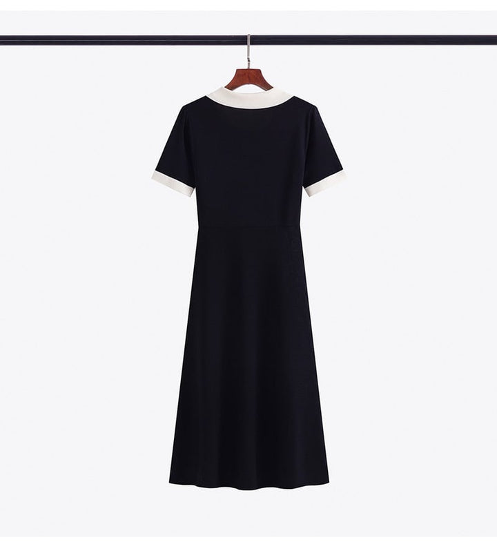 【dress】薄手ニットワンピース　M29745