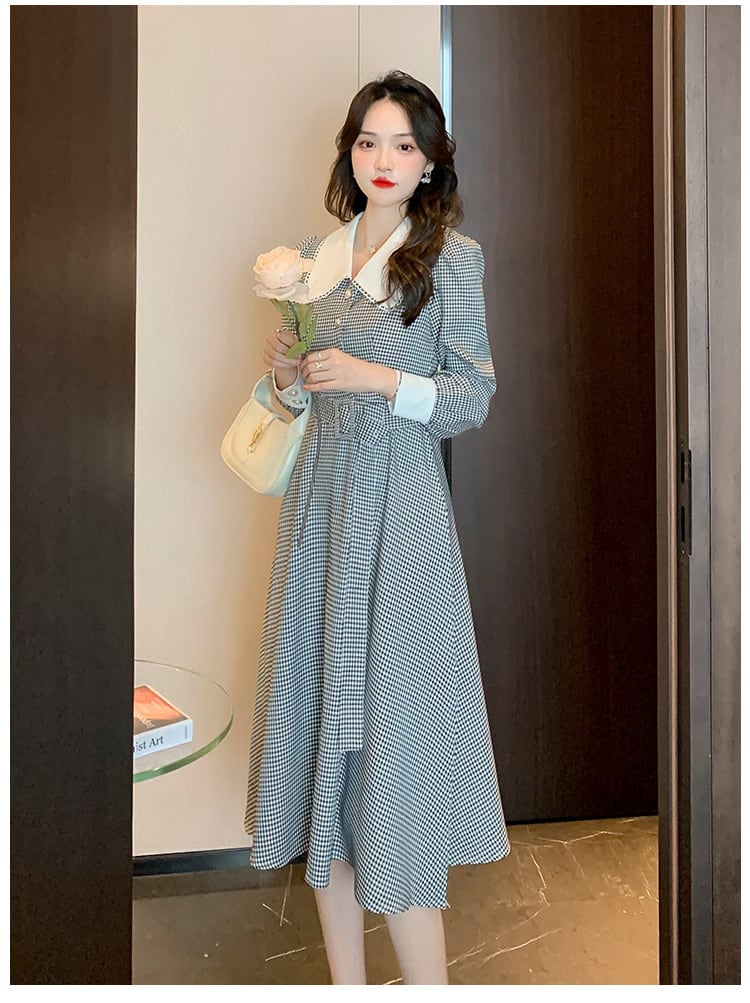 【dress】早い者勝ちエレガントドールカラーワンピース　M17422