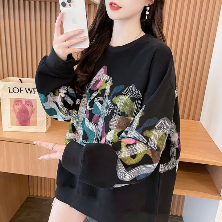 【tops】プリントプルオーバー　M26563