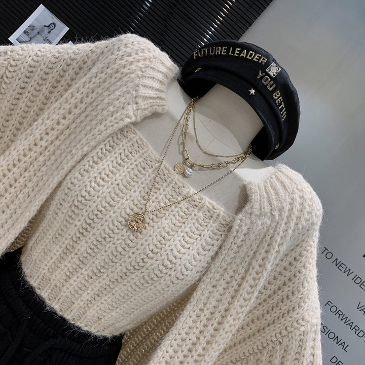 【set】ニットキャミソール×ニットカーデセット　M27020