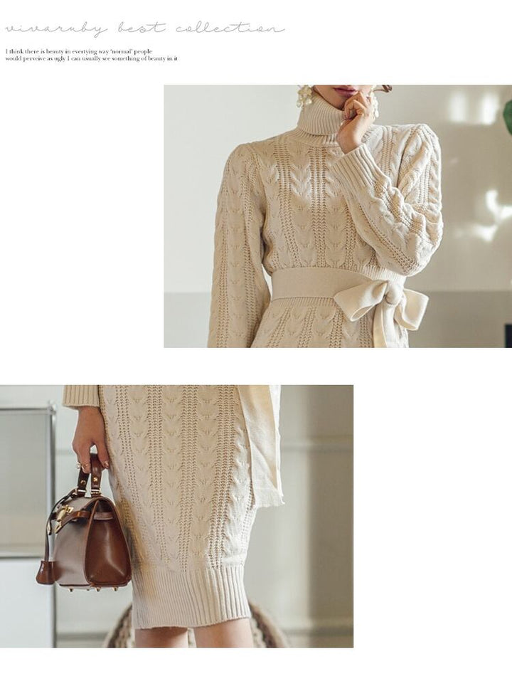 【dress】ハイネックワンピース　M18805