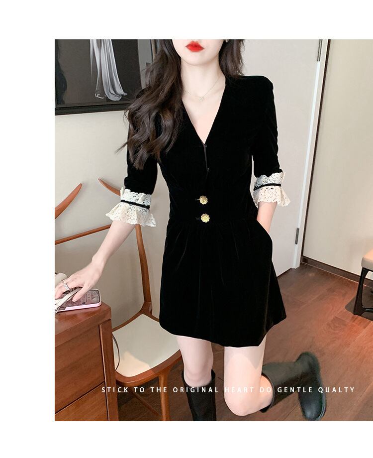 【dress】人気を独占中 エレガントデートワンピース　M17231