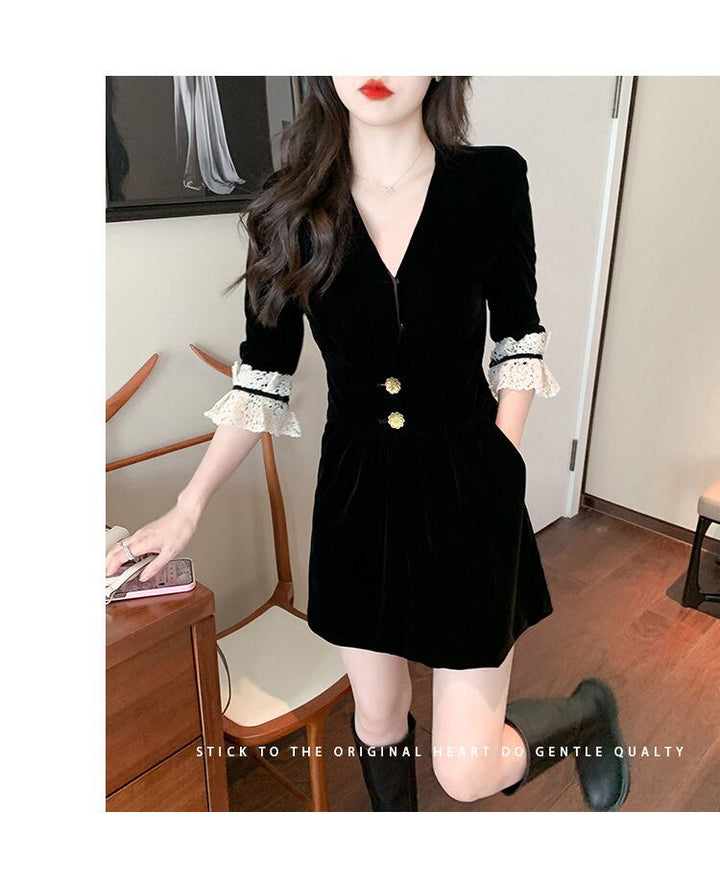 【dress】人気を独占中 エレガントデートワンピース　M17231