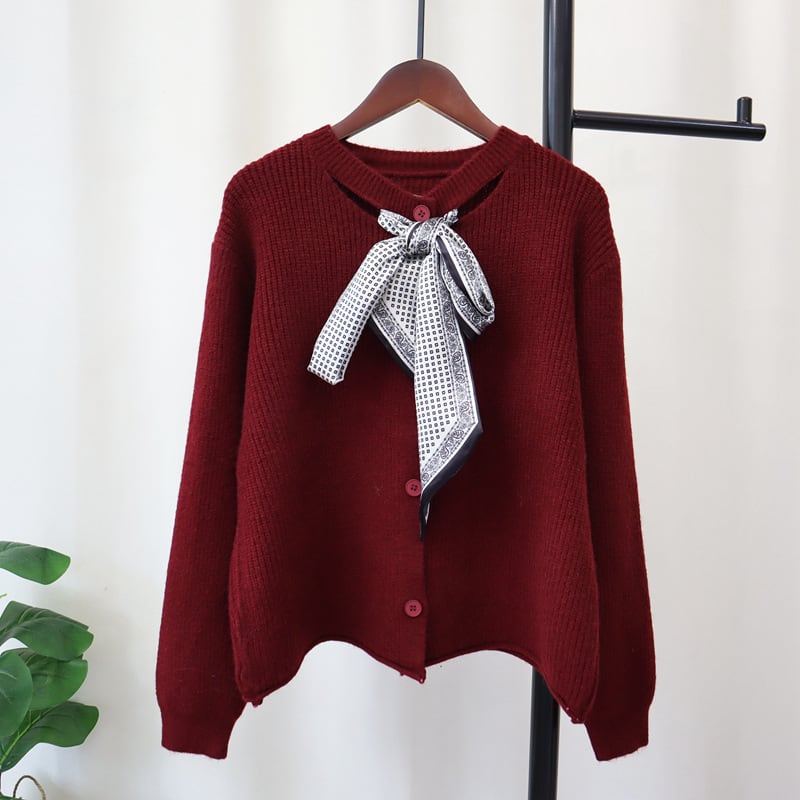 【outer】ニットカーデ　M26786