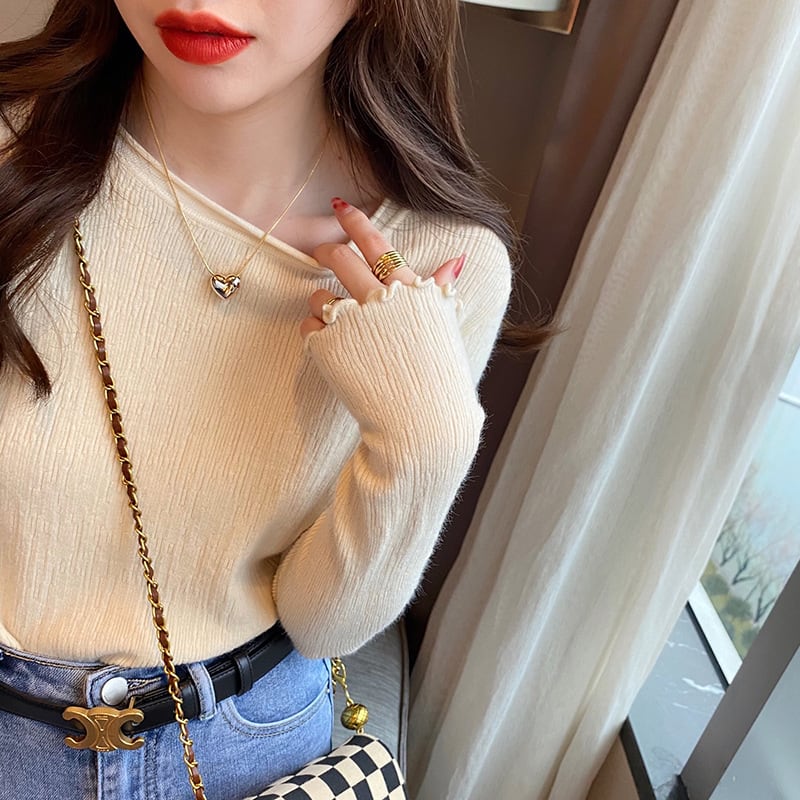 【tops】ニットトップス　M26506