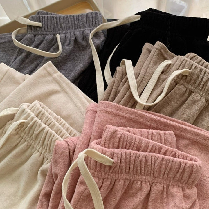 【bottoms】ニットワイドパンツ　M26520