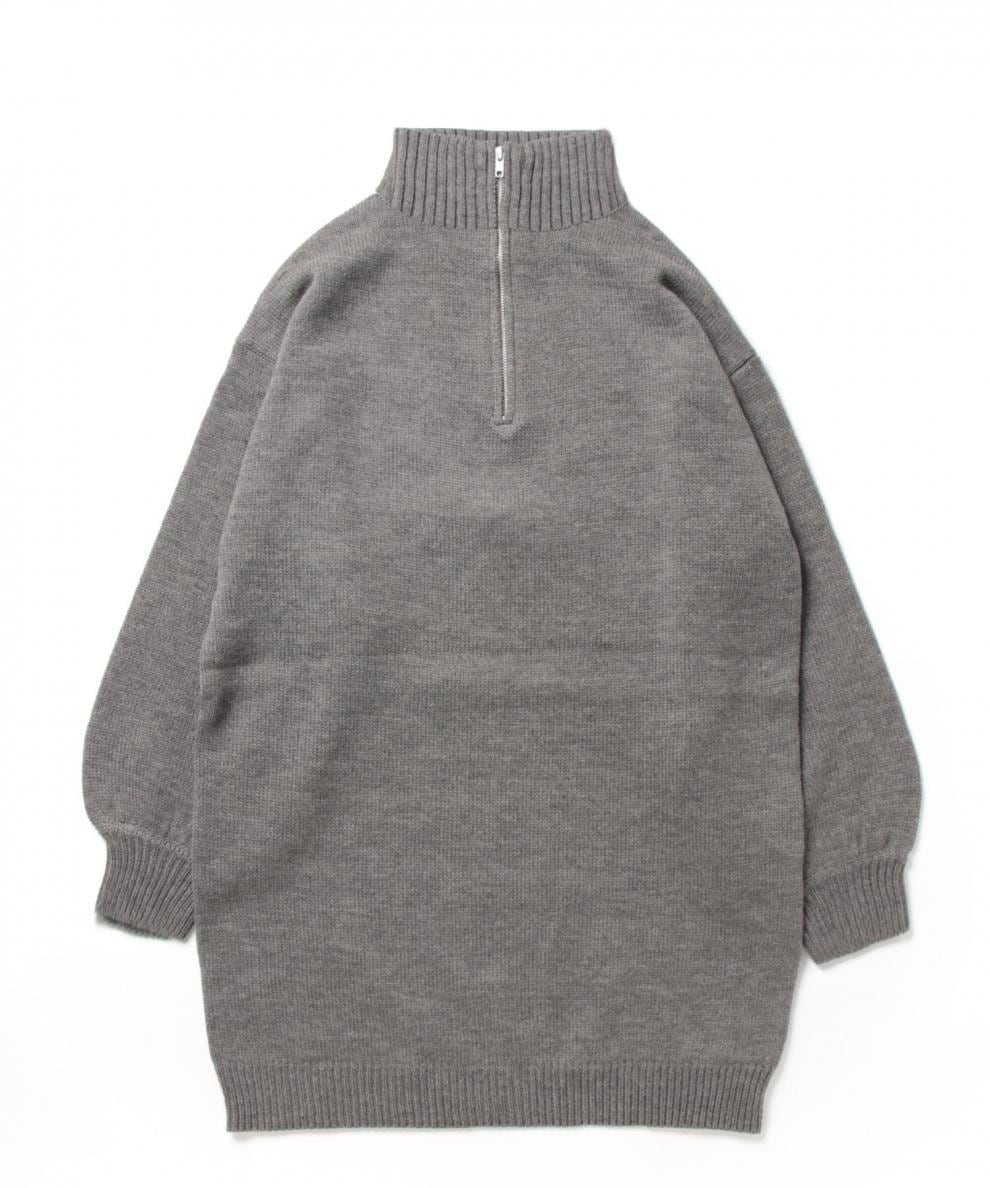 【dress】フード付きニットワンピース　M25561