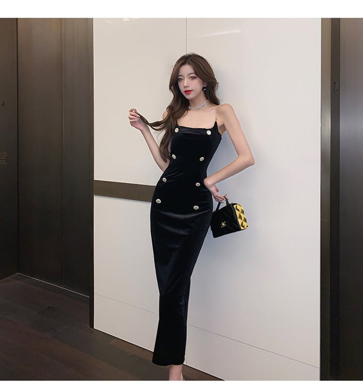 【dress】今季マストバイエレガントキャミワンピース　M17289