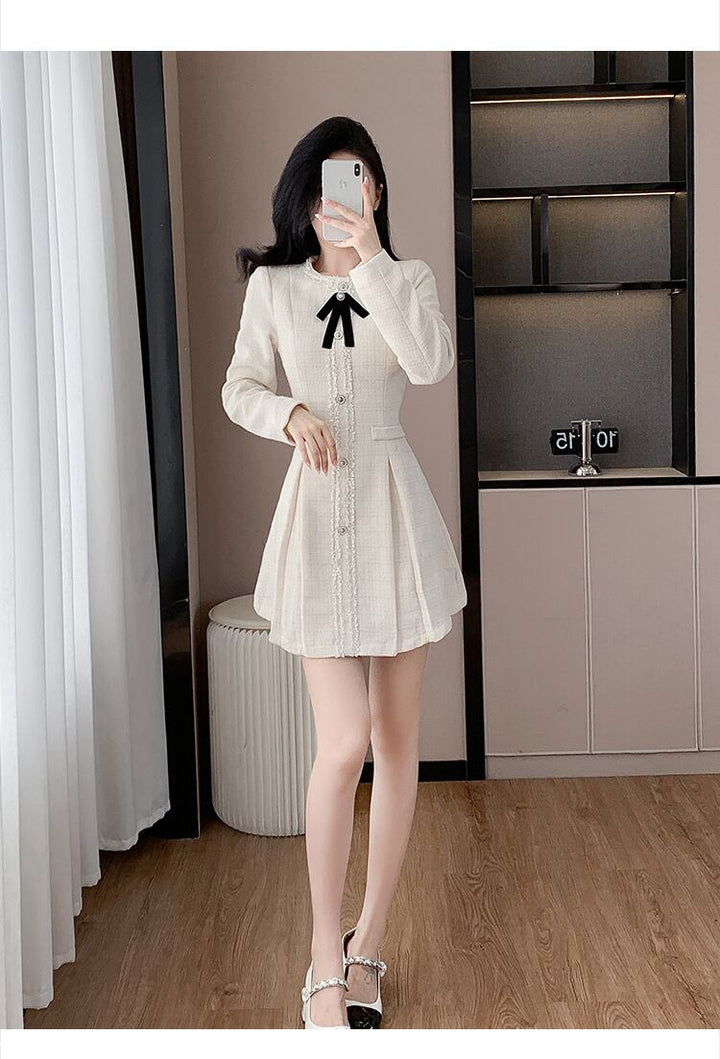【dress】リボン付きデートワンピース　M27659