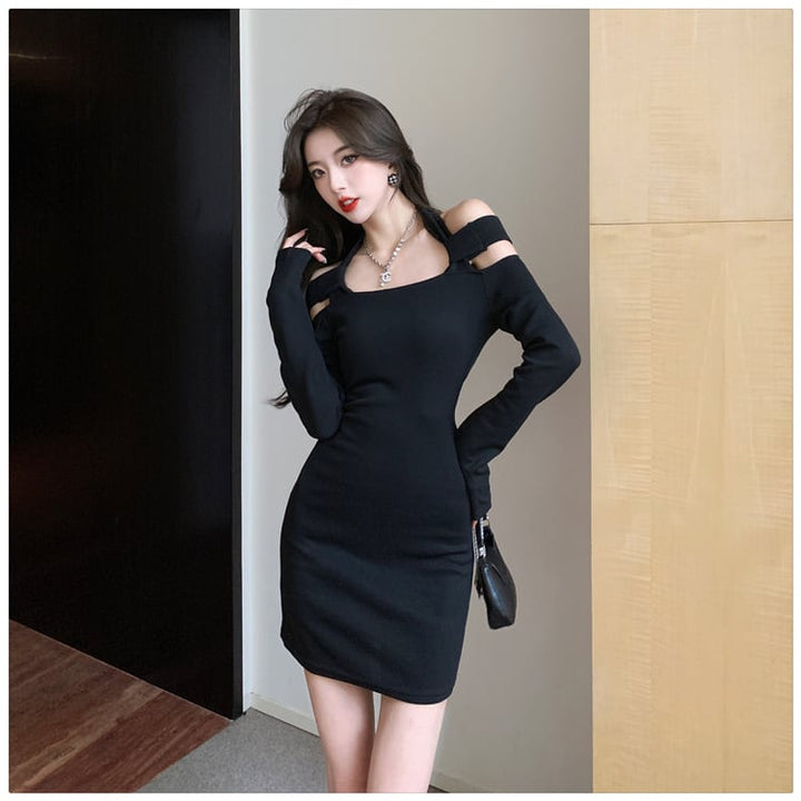 【dress】人気アイテム ! レディースデートワンピース着瘦せ　M17016