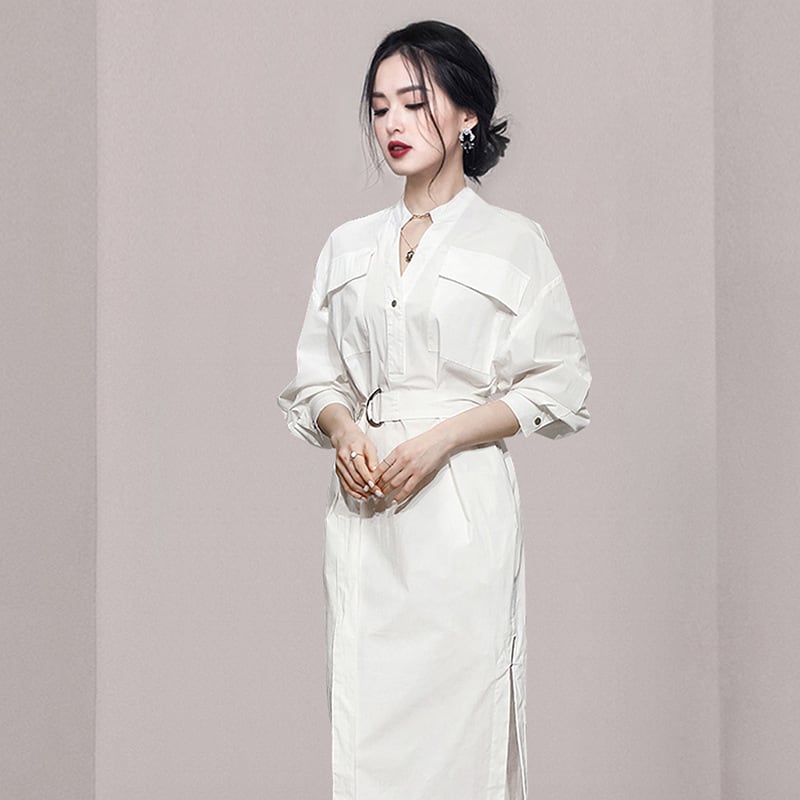 【dress】高級感 chicファッションデートワンピース　M17321