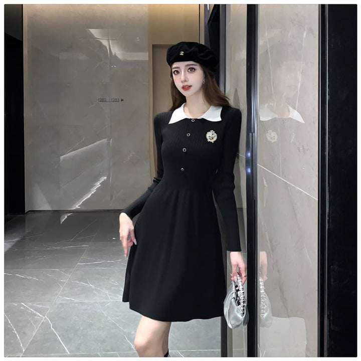 【dress】ニットワンピース　M26354