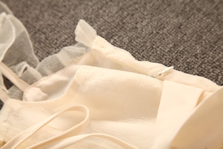 【dress】優しい雰囲気スウィートキャミワンピース着瘦せ　M17211