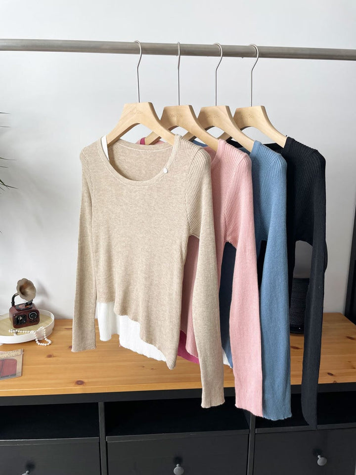【tops】ニットトップス　M26511