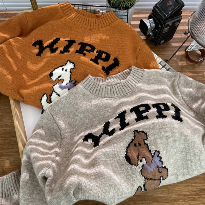 【tops】ジャカードニットセーター　M26686