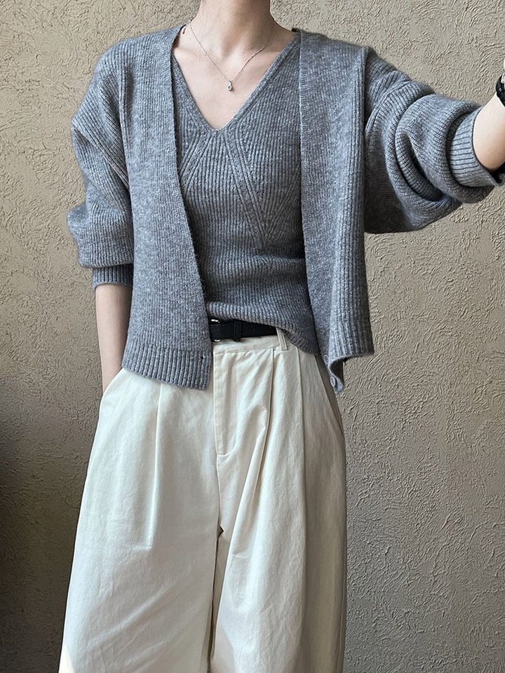 【tops】ニットアンサンブル　N2876