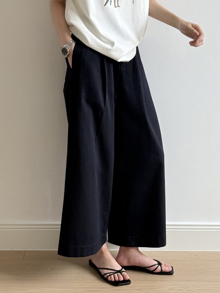 【bottoms】ワイドパンツ　M29959